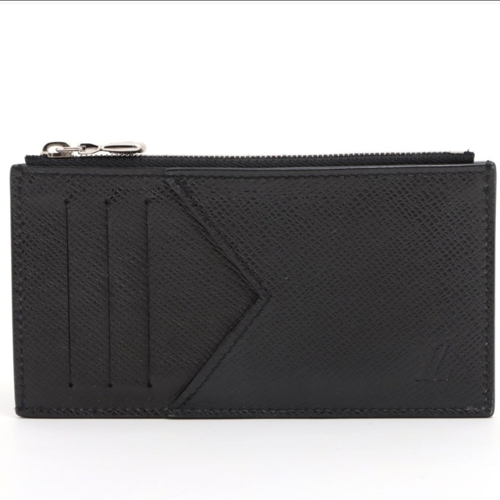 Authentic Louis Vuitton Taiga Coin Card Holder